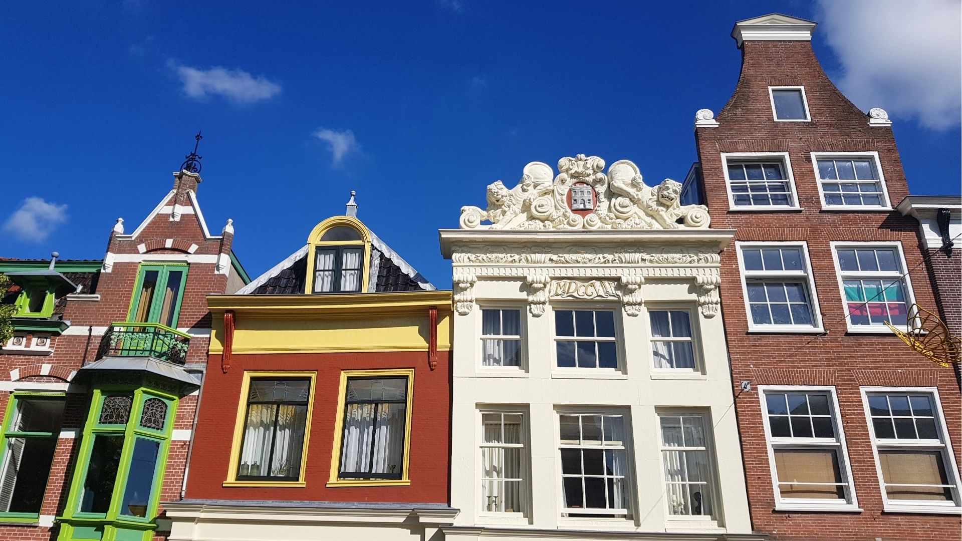 Gevels De Mient in het Historische Centrum Alkmaar